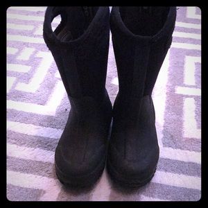 Youth Black rain boots